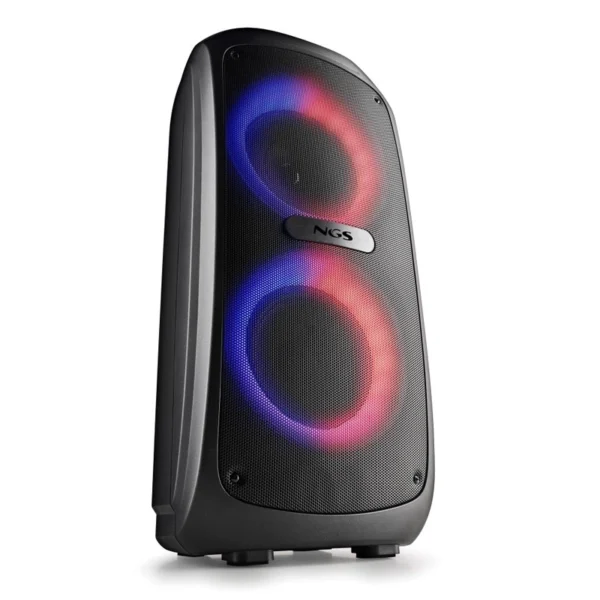Coluna Bluetooth Portátil NGS Wildtemper 200W TWS/USB/AUX LED RGB 435430625837