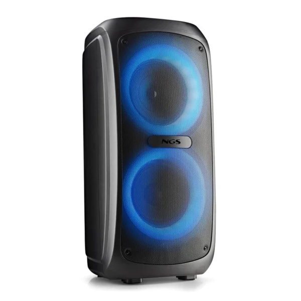 Coluna Bluetooth Portátil NGS Wildtemper 200W TWS/USB/AUX LED RGB 435430625837