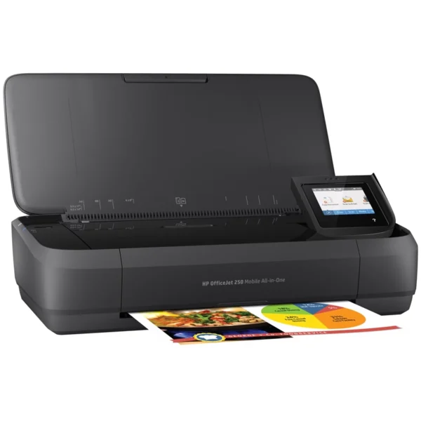 Impressora Portátil HP OfficeJet 250 Mobile All-in-One 9PPM Recarregável CZ992A