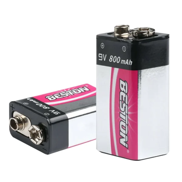 Pilha 9V Recarregável 800mAh