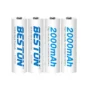 Pilhas Recarregáveis AA 1.2V NIMH 2000mAh 4un