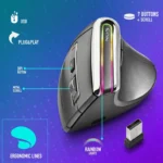 Rato Sem Fios NGS Evo Karma Ergo 3200 DPI Recarregável RGB 435430621259