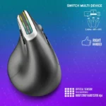 Rato Sem Fios NGS Evo Karma Ergo 3200 DPI Recarregável RGB 435430621259