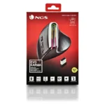 Rato Sem Fios NGS Evo Karma Ergo 3200 DPI Recarregável RGB 435430621259