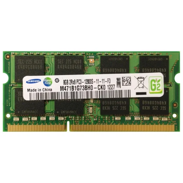 Samsung Módulo de Memória DDR3 8GB 1600MHz 2Rx8 PC3L-12800S Laptop M471B1G73BH0-CK0