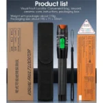 Testador de Fibra Óptica FTTH Pen Laser Tester, FC, LC 1mw 5KM