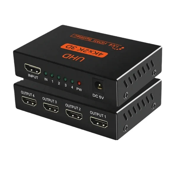 HDMI Splitter 1x4 1xEntrada 4xSaídas 4K@30Hz