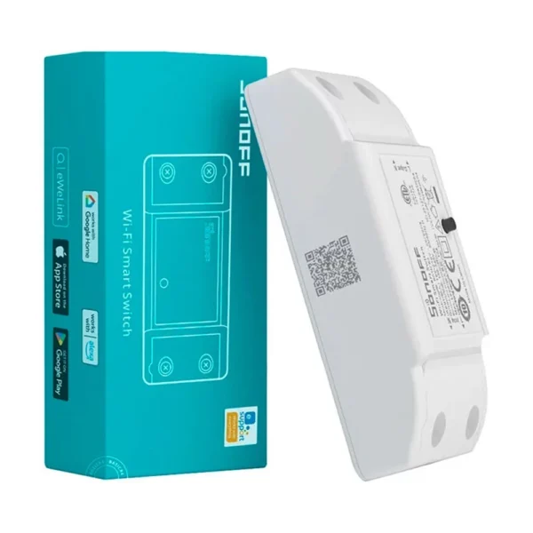 Interruptor Inteligente Sonoff WiFi BASICR2 Google, Alexa 10A