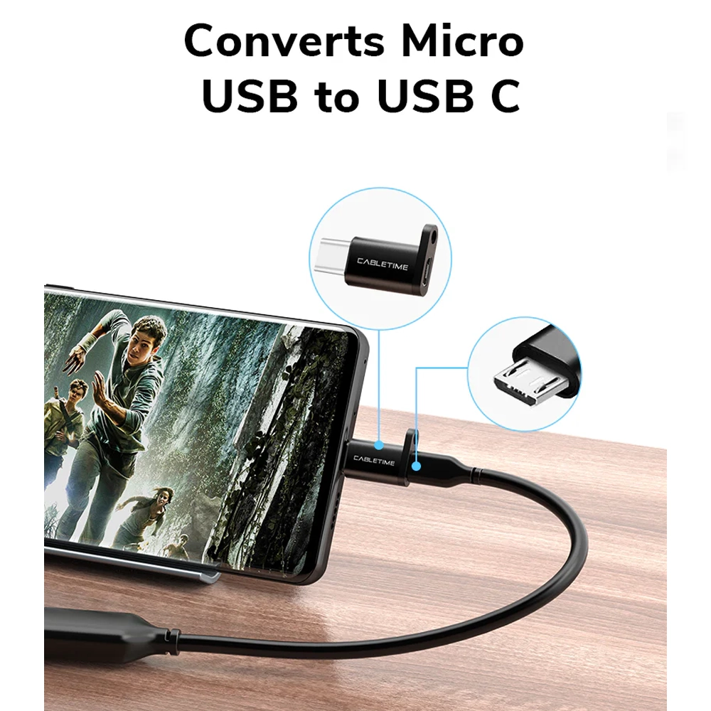 Adaptador Micro USB Para USB-C 2 Adaptador Micro USB Para USB-C