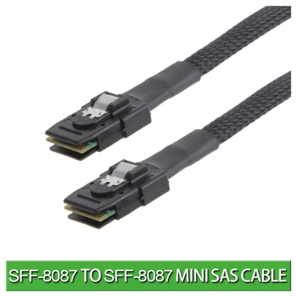 Cabo Mini SAS Interno SFF 8087 para SFF 8087 0.5m