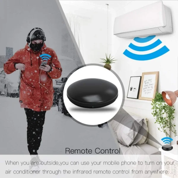 Controle Remoto IR Universal Inteligente WiFi Google Alexa
