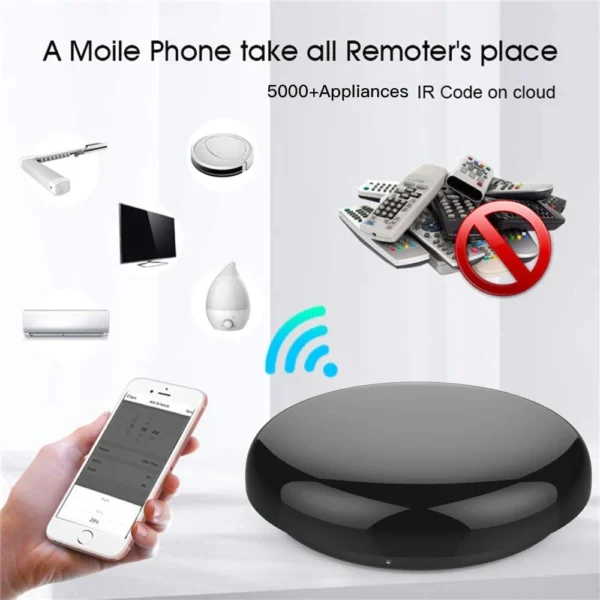 Controle Remoto IR Universal Inteligente WiFi Google Alexa