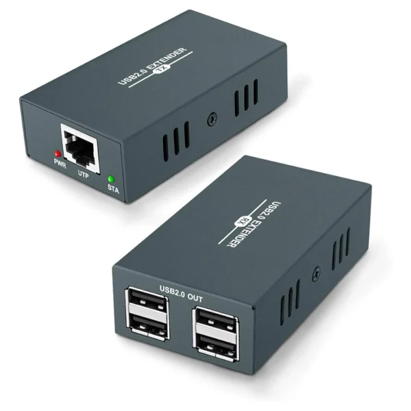 Extensor USB-A Sobre UTP 4 Portas 120M