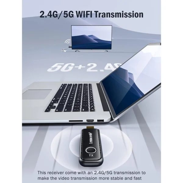 Kit Transmissor HDMI Sem Fios FHD WiFi 50M