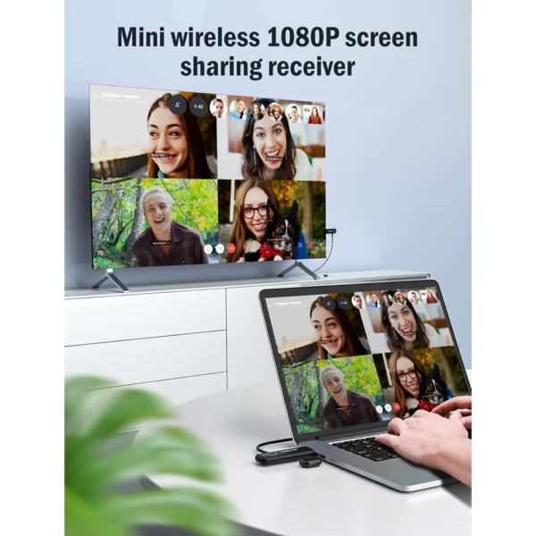 Kit Transmissor HDMI Sem Fios FHD WiFi 50M