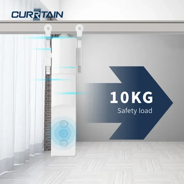 Robô Inteligente de Cortina Google Alexa WiFi Sanefa Roma 2un 12Kg