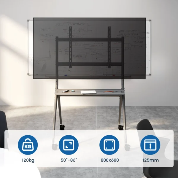 Suporte Móvel Ewent EW1542 p/ TV de 50" a 86" 120Kg