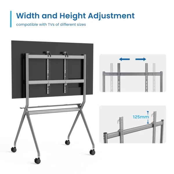 Suporte Móvel Ewent EW1542 p/ TV de 50" a 86" 120Kg