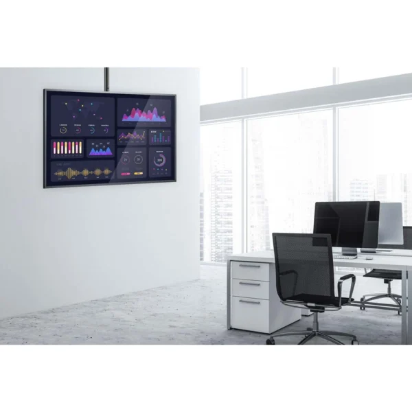 Suporte de TV Para Teto Manhattan 462204 37" a 70" 50Kg Ajustável 360º Preto