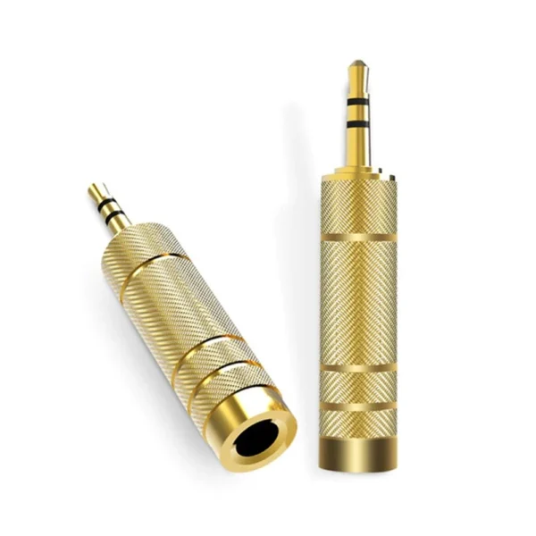 Adaptador de Áudio 6.5mm Fêmea para 3.5mm Macho 6.5MM/3.5MM Adaptador de Áudio 6.5mm Fêmea para 3.5mm Macho 6.5MM to 3.5MM