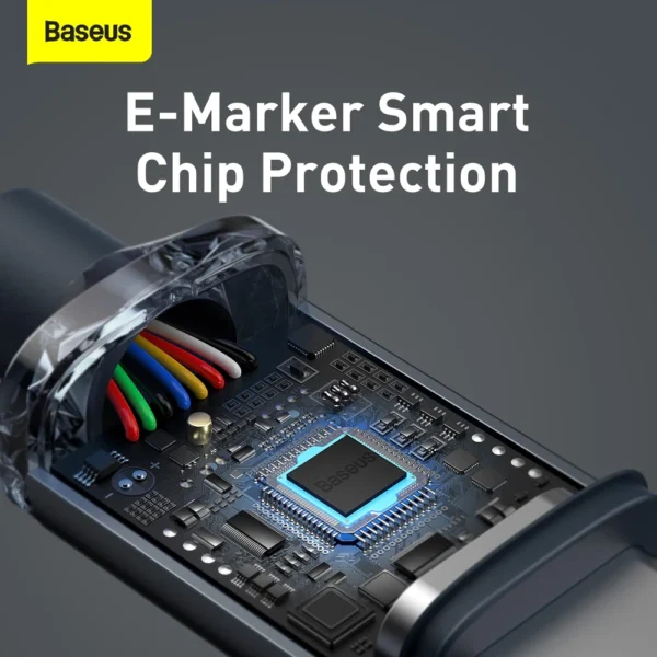 Cabo USB-C (M) P USB-C (M) 1.2M 100W Baseus Preto 6932172602864