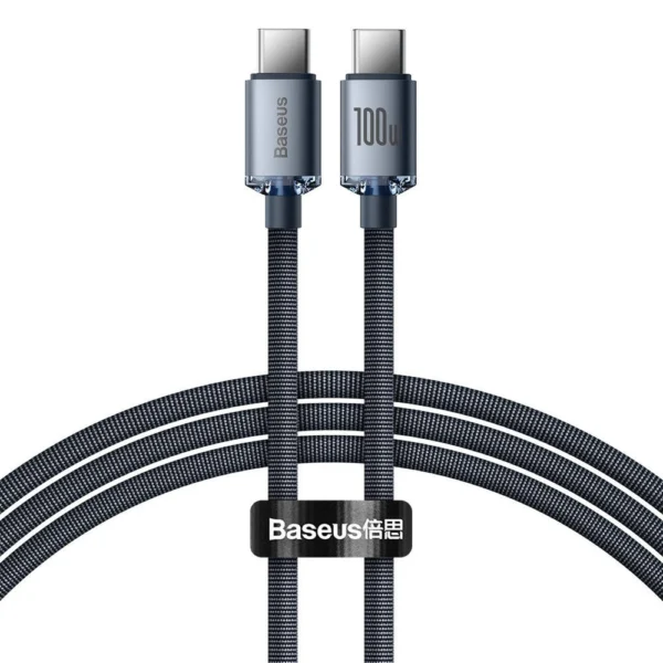Cabo USB-C (M) P USB-C (M) 1.2M 100W Baseus Preto 6932172602864
