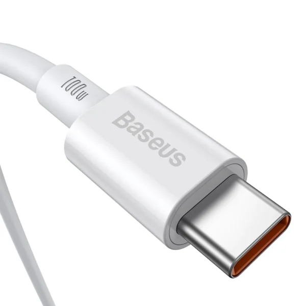 Cabo USB-C (M) P/ USB-C (M) 1M 100W Baseus Branco 6932172601980