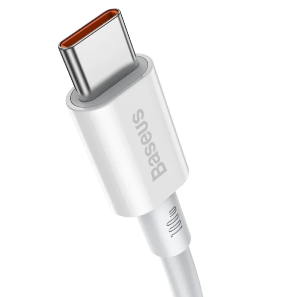 Cabo USB-C (M) P/ USB-C (M) 1M 100W Baseus Branco 6932172601980