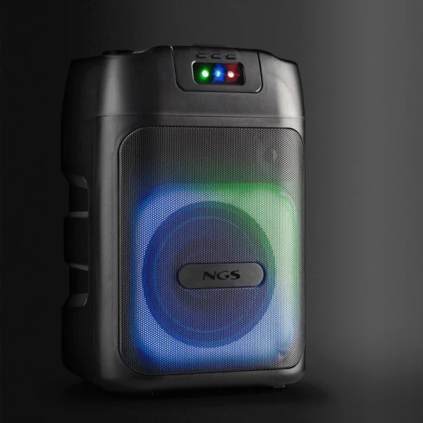 Coluna Bluetooth Portátil NGS Wild Club 80W Preta 435430625813