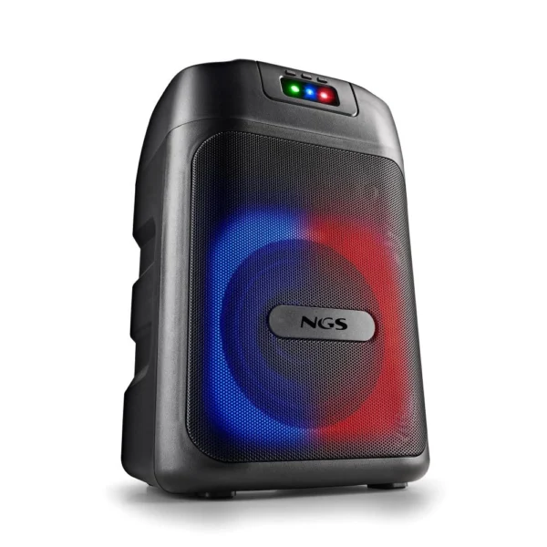 Coluna Bluetooth Portátil NGS Wild Club 80W Preta 435430625813