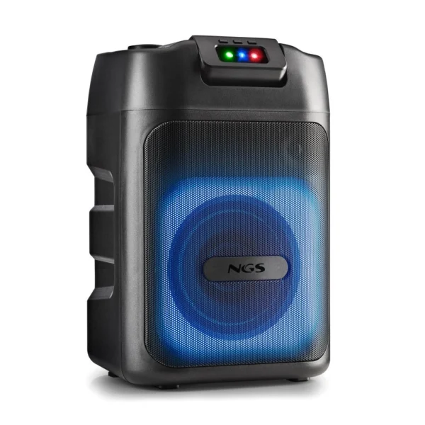 Coluna Bluetooth Portátil NGS Wild Club 80W Preta 435430625813