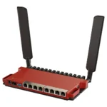 Router Mikrotik L009UiGS-2HaxD-IN WiFi 6 2.4GHz 8 Portas Gigabit