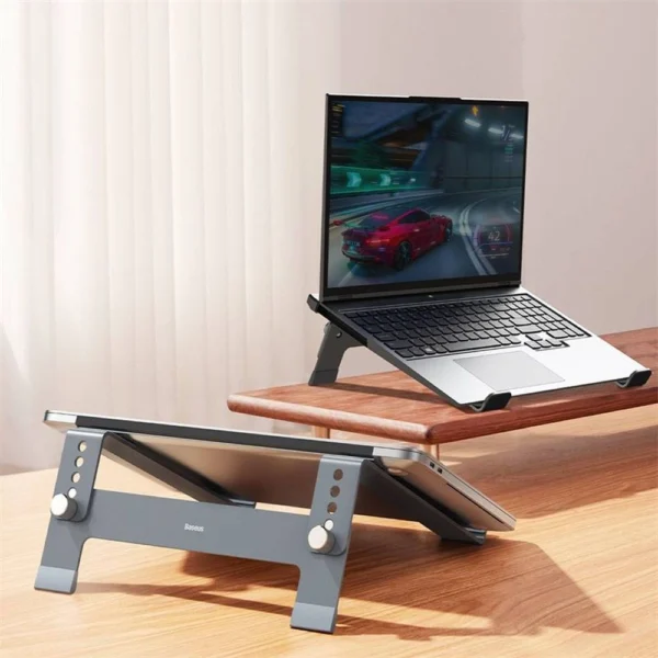 Suporte Para Laptop Baseus Stand 4-Gear Ajustável Cinzento Espacial 6932172630454