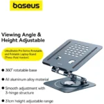 Suporte para Laptop Baseus Ultrastrable Pro Series - Cinza 6932172636715