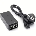 Adaptador PoE Ubiquiti 24VDC 12W Gigabit Preto POE-24-12W-G
