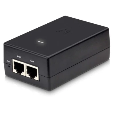 Adaptador PoE Ubiquiti 24VDC 12W Gigabit Preto