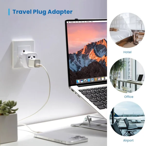 Adaptador de Tomada Universal Ewent (EU, EUA, AUST, UK) 16A 4000W EW1480