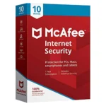 Antivirus McAfee Internet Security 10 Dispositivos 1 Ano