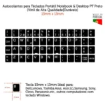 Autocolantes para Teclado – Layout Português (Portugal) PT-PT