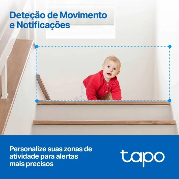 Câmera Wi-Fi TP-Link Tapo C200 Interna 360º FHD 2Pcs