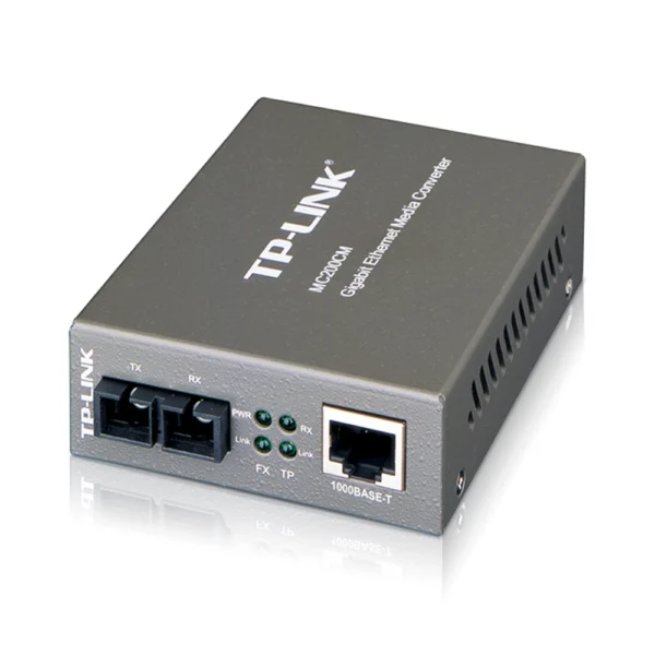 Conversor de Mídia Óptica TP-Link MC200CM SC Multimodo RJ45 550M
