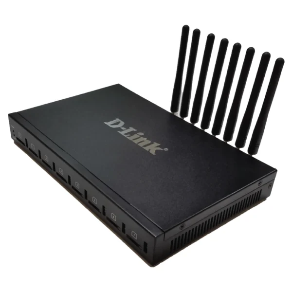 Gateway de Voz D-Link DVG-6008G VoIP GSM/CDMA 8 SIM Card