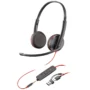 Headset HP Poly Stereo 3.5mm + USB-C/A Adapter + Bolsa 8X229A6