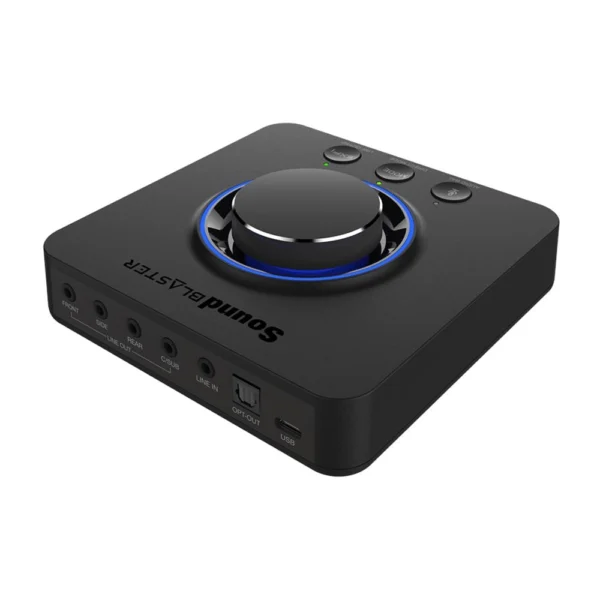 Placa de Som USB-C Creative Sound Blaster X3 7.1Ch 70SB181500000