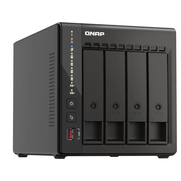 Storage NAS Qnap TS-453E 4 Bay Celeron J6412 8GB 2x2.5GBE
