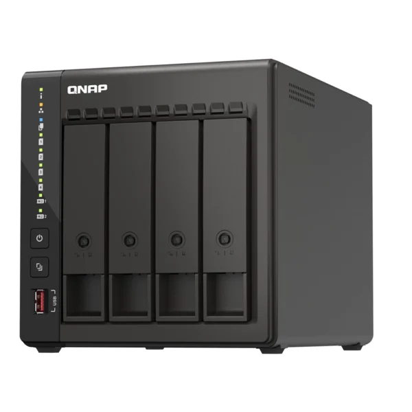 Storage NAS Qnap TS-453E 4 Bay Celeron J6412 8GB 2x2.5GBE