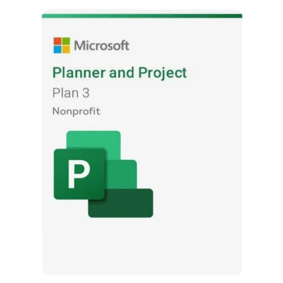 Subscrição Anual Microsoft Planner e Project Plano 3 P1Y
