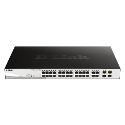 Switch D-Link DGS-1210-28MP 24 Portas Giga POE+ 4SFP c/ Gestão