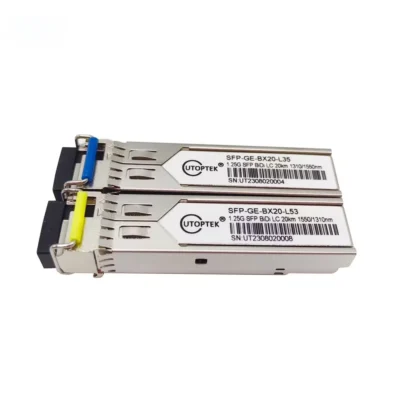 Transceiver SFP-GE-BX53S-20D BiDi 1.25G T1550/R1310nm 20km SC