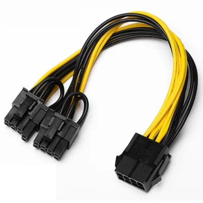 Cabo PCI Express 2 Por 1 Splitter 8Pin (6+2) Motherboard / Placa Gráfica 20cm